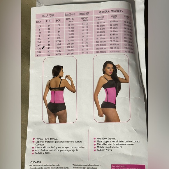 Fajas Sthetic Waist Trainer size 4 - Picture 14 of 14
